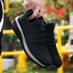 Men's Knitted Breathable Lightweight Running Shoes