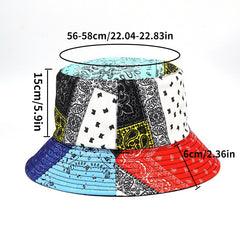 Flower Fisherman Bucket Hat for Spring and Summer Outdoor Sun Protection