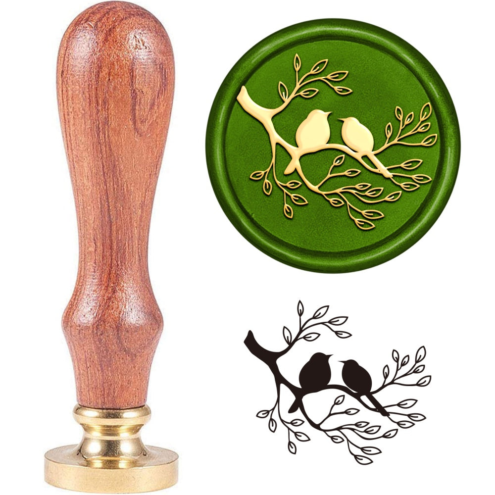 Fox Wax Seal Stamp Tree Of Life Moon 30mm Removable Brass Head Sealing Stamp