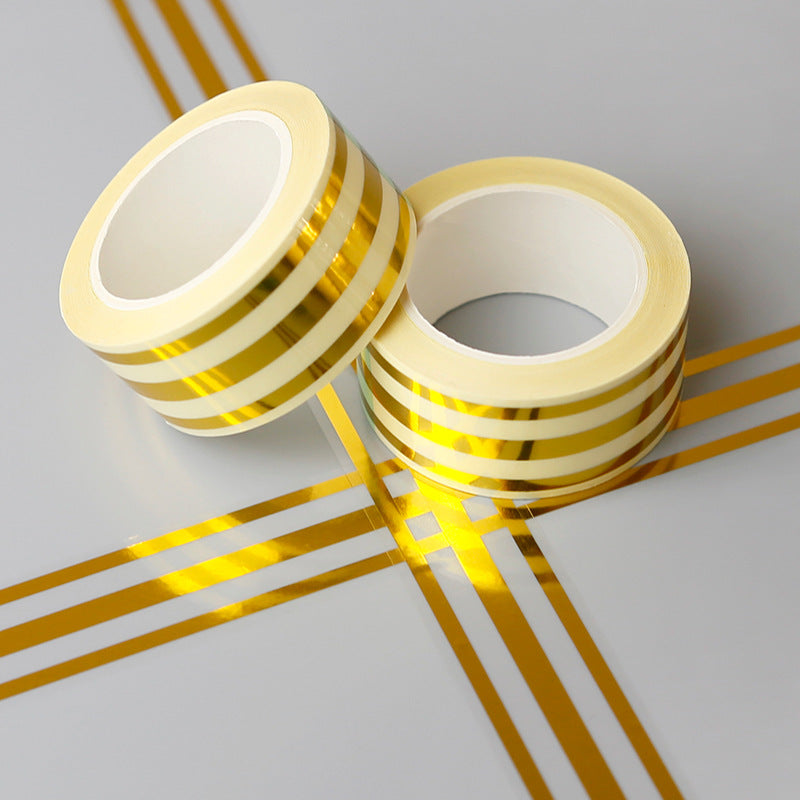 Golden Ceramic Tile Seam Stickers Self adhesive Waterproof Floor Sticker
