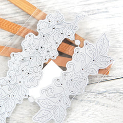 DIY Card Crafts with Decorative Border Cut Stencils - Ideal for Birthdays, Bless