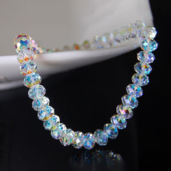 Elastic Beaded Bracelet Women Fashion Strand Bangles Charms Jewelry