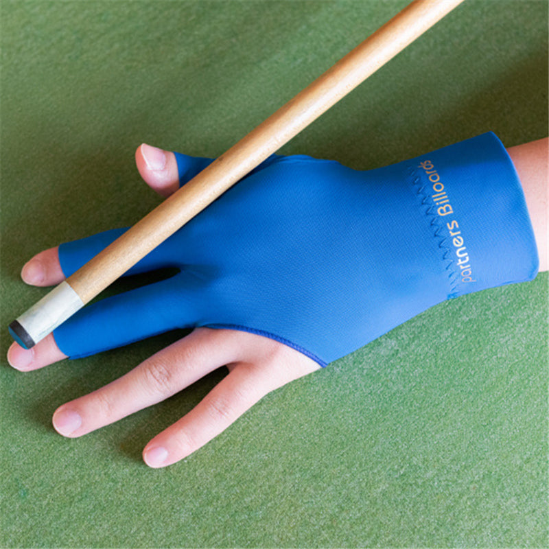 3pcs Left Hand Billiard Gloves Elastic Breathable Fabric Anti-slip Palm Pad