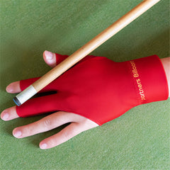 3pcs Left Hand Billiard Gloves Elastic Breathable Fabric Anti-slip Palm Pad