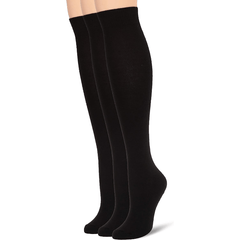 Girls Plain Knee High Socks Mid Tube Compression Pressure Socks for Kids
