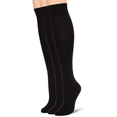 Girls Plain Knee High Socks Mid Tube Compression Pressure Socks for Kids