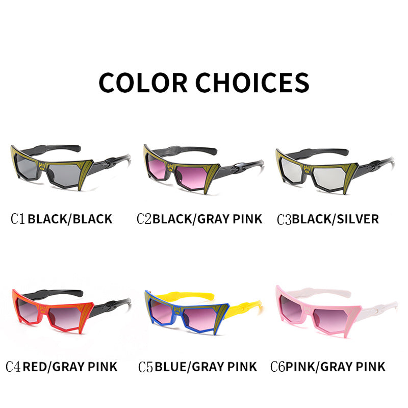 Y2K Cartoon Sunglasses Sun Protection for Boys and Girls
