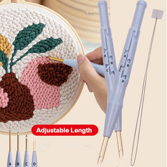 Adjustable Rug Yarn Punch Needle for Embroidery