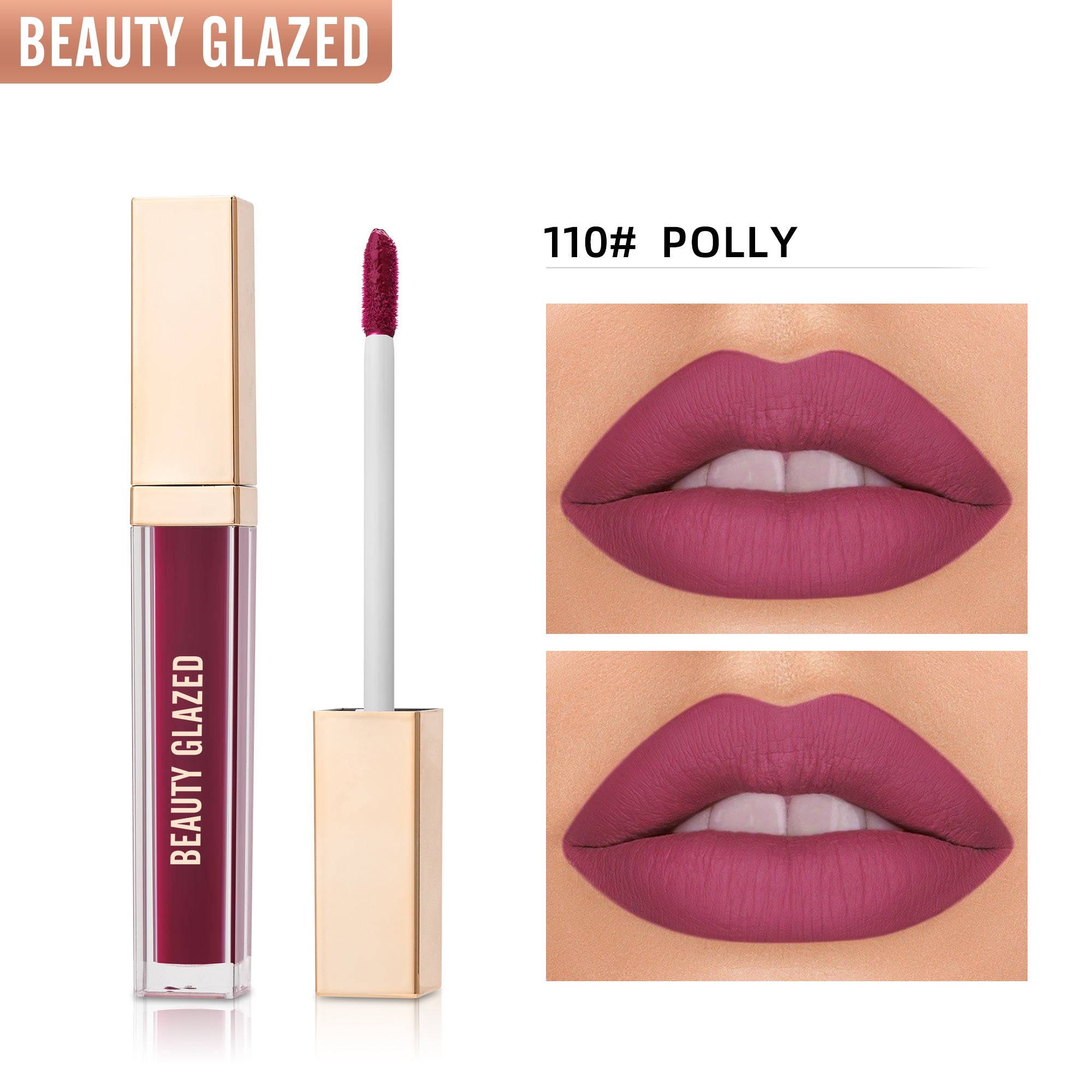 Velvet Matte Golden Tube Lip Gloss