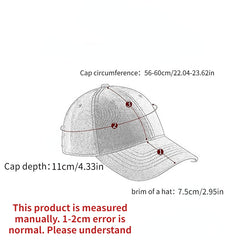 Spring Baseball Cap Print Paint Spot Sun Protection Sunshade Hat For Men And Wom