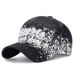 Spring Baseball Cap Print Paint Spot Sun Protection Sunshade Hat For Men And Wom
