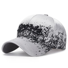 Spring Baseball Cap Print Paint Spot Sun Protection Sunshade Hat For Men And Wom