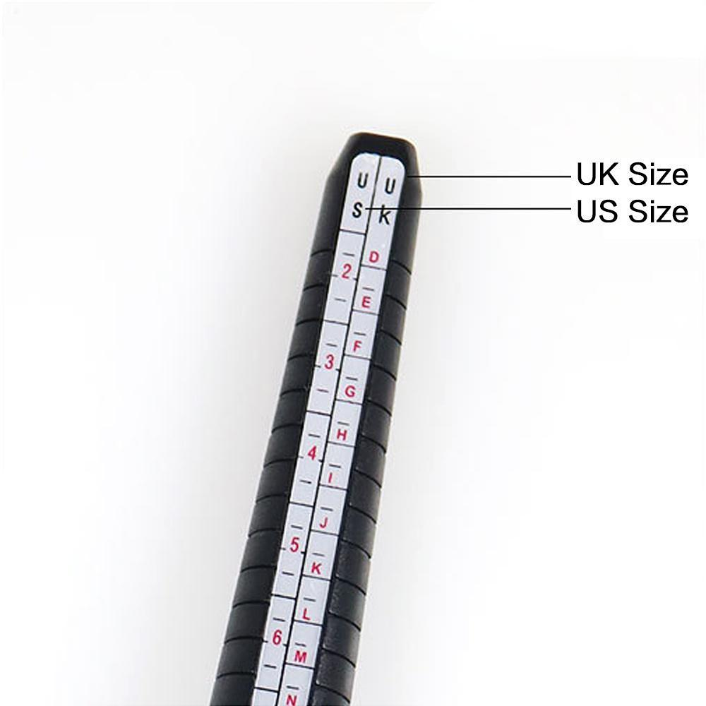 Ring Sizer US HK Measurement Tool Women Men Ring Size Measure Finger Ring Gauge