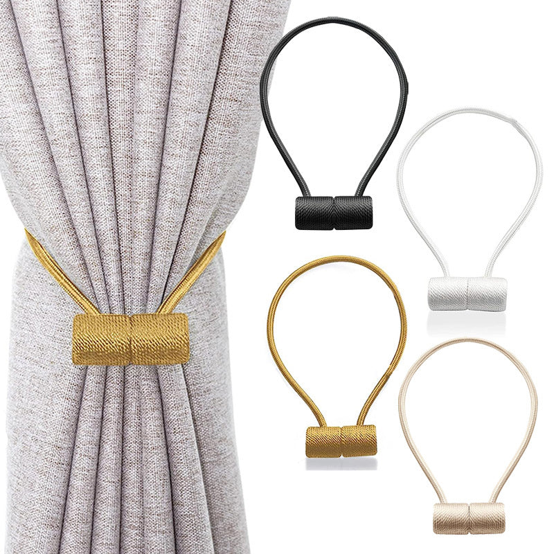 Magnetic Curtain Tiebacks Clip Decorative Drapes Holdbacks Holder