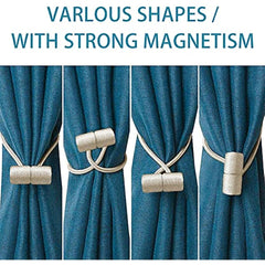 Magnetic Curtain Tiebacks Clip Decorative Drapes Holdbacks Holder