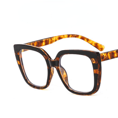 Vintage Cat Eye Clear Lens Sunglasses Square Frame Glasses