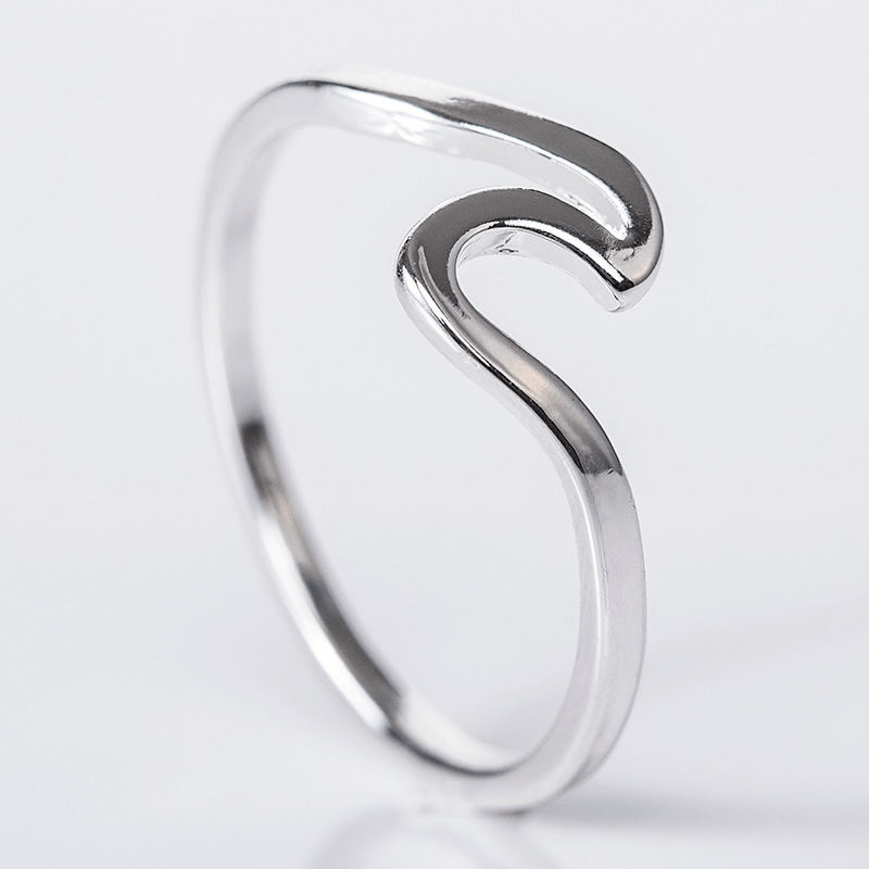 Wavy Ring Decorative Accessories Jewelry Gift For Boys And Girls