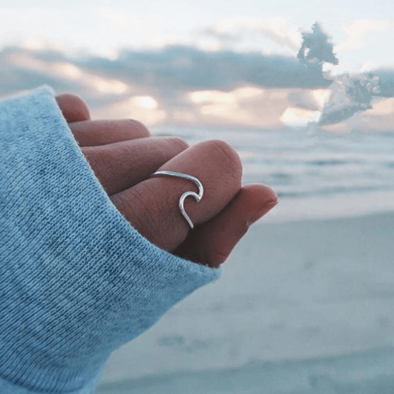 Wavy Ring Decorative Accessories Jewelry Gift For Boys And Girls