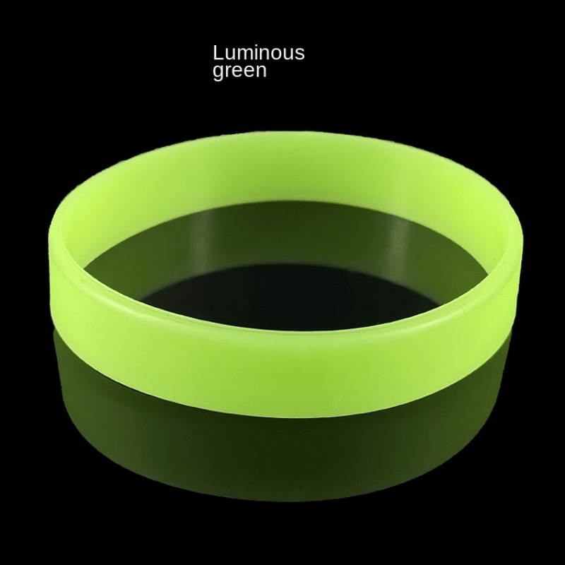 Night Running Glow Band Silicone Wristband for Sports