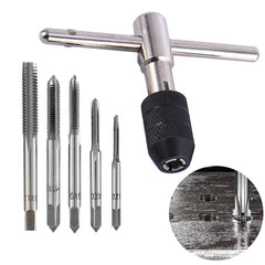 6pcs T Type Drill Set for DIY M3 M4 M5 M6 M8 Tap Set