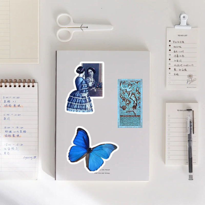 50pcs Klein Stickers Kids DIY Stationery Computer Student Stickers