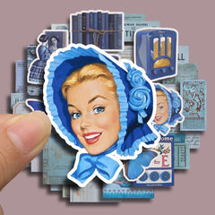 50pcs Klein Stickers Kids DIY Stationery Computer Student Stickers