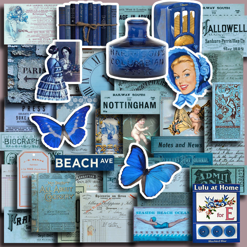 50pcs Klein Stickers Kids DIY Stationery Computer Student Stickers