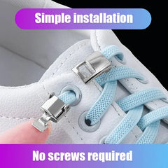 Elastic Laces Sneakers Magic Lace Locks One Size Fits All Kids And Adults