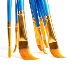 10pcs Professional Paint Brushes Set Artist Nylon Hair Watercolor