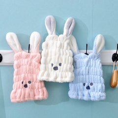 Rabbit Ears Hair Drying Cap Quick Drying Towel for Bathroom