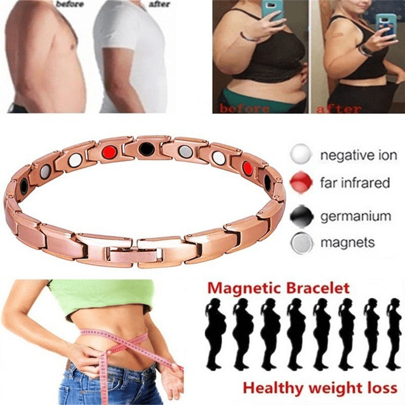 Adjustable Magnetic Couple Bracelet for Fashionable Relaxation