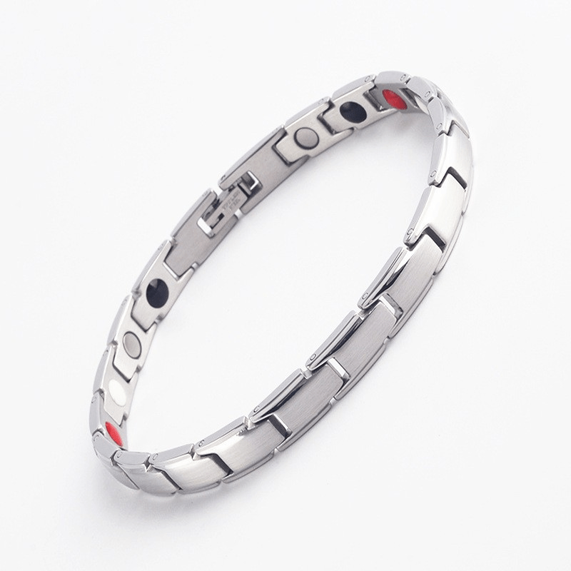 Adjustable Magnetic Couple Bracelet for Fashionable Relaxation