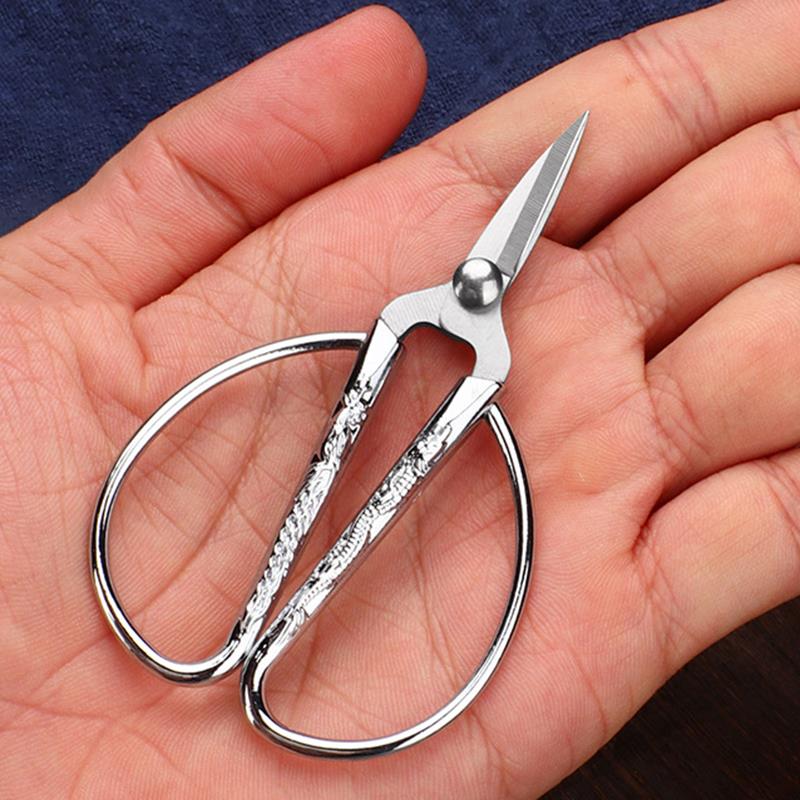 Retro Stainless Steel Tailor Sewing Scissors Fabric Needlework Cutter