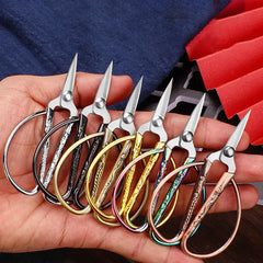 Retro Stainless Steel Tailor Sewing Scissors Fabric Needlework Cutter