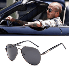 Men's Polarized Sunglasses Vintage UV400 Pilot Sunglasses