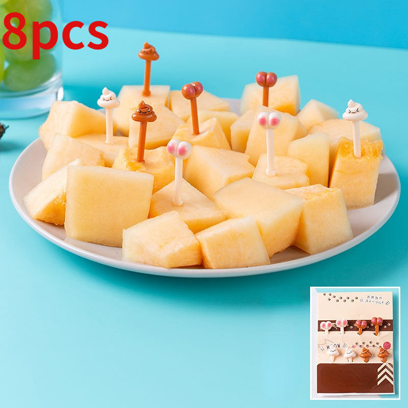 Animal Fruit Forks Kids' Creative Set Holiday Party Tableware