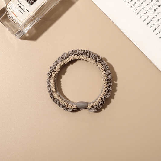 Elastic Hair Tie Lace Head Rope Wrinkle Hair Accessories for Women