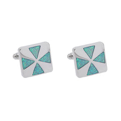 Men's Square Triangle Cufflinks Shirt Cufflinks