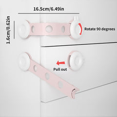 Children's Safety Lock Baby Anti-pinch Hand Drawer Lock