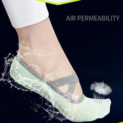 Women's Yoga Socks Anti Slip Breathable Dance Pilates Socks