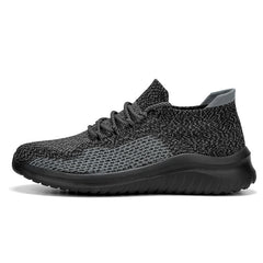 Men's Knitted Breathable Walking Shoes Lightweight Comfy Casual Shoes