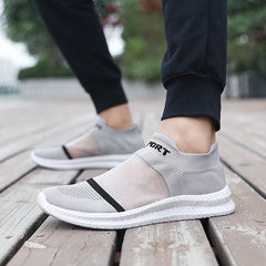 Men's Knit Slip On Casual Shoes Lightweight Breathable Sock Shoes