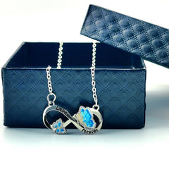 Cartoon Butterfly Pendant Necklace - Holiday Gift for Friends