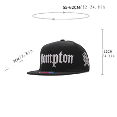 Letter Embroidery Unisex Baseball Cap Hip Hop Adjustable Snapback Hats