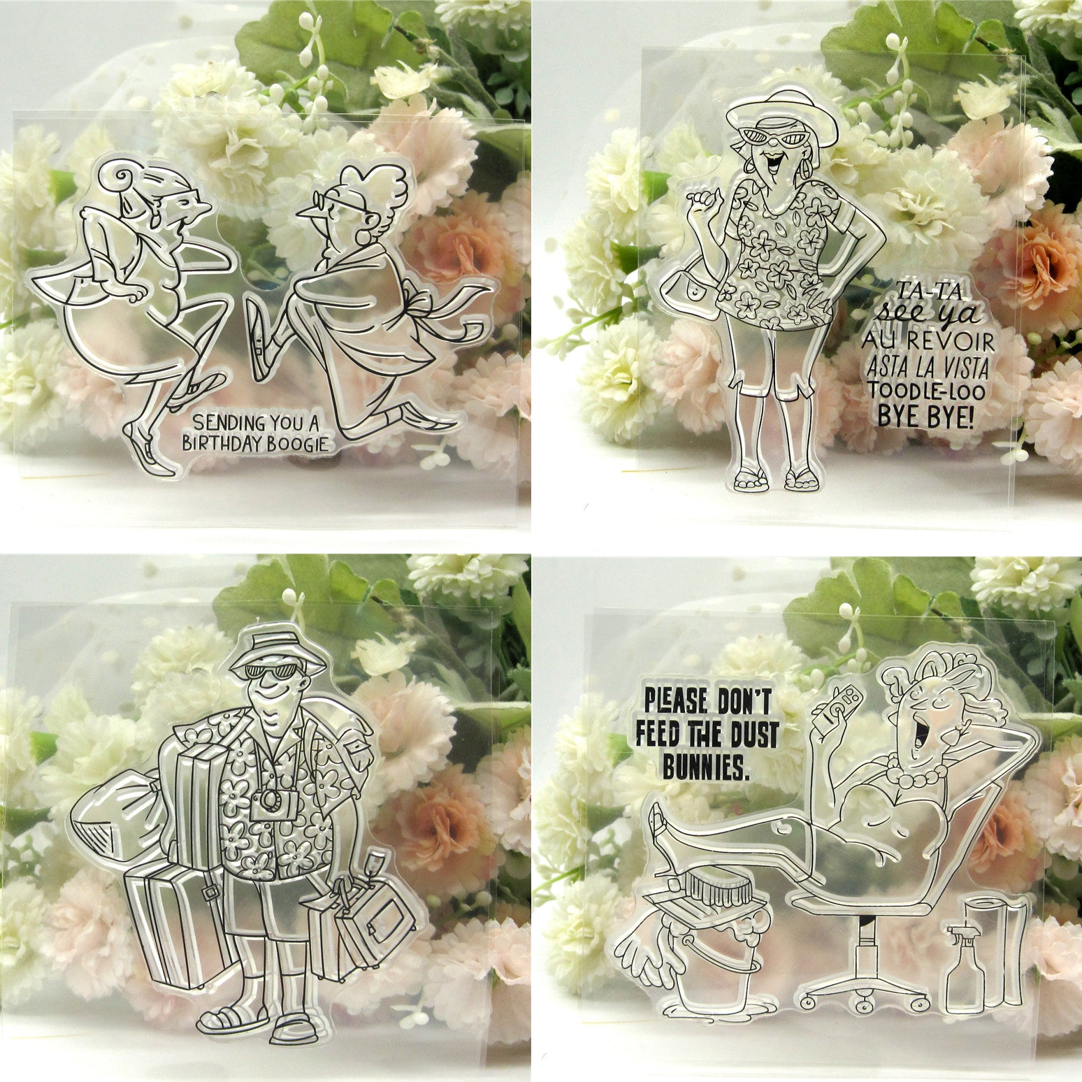 Women Figure Silicone Clear Rubber Stamp Scrapbooking DIY