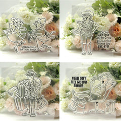 Women Figure Silicone Clear Rubber Stamp Scrapbooking DIY
