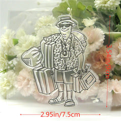 Women Figure Silicone Clear Rubber Stamp Scrapbooking DIY