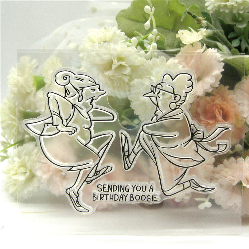 Women Figure Silicone Clear Rubber Stamp Scrapbooking DIY