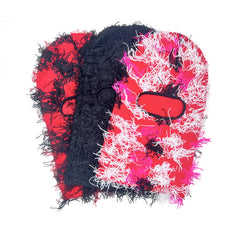 Camouflage Balaclava Hat Men Women Knitted Woolen Head Cover