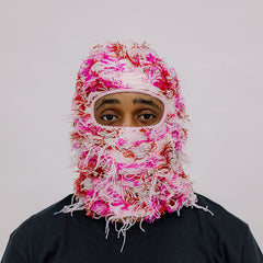 Camouflage Balaclava Hat Men Women Knitted Woolen Head Cover